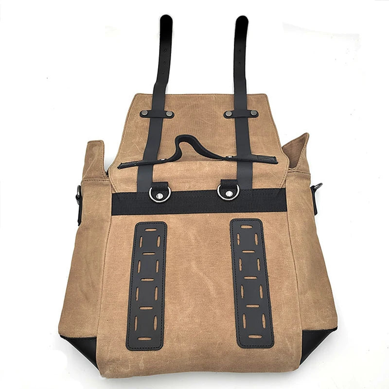 Retro Motorcycle Saddle Bag – Waterproof Vintage Side Bag