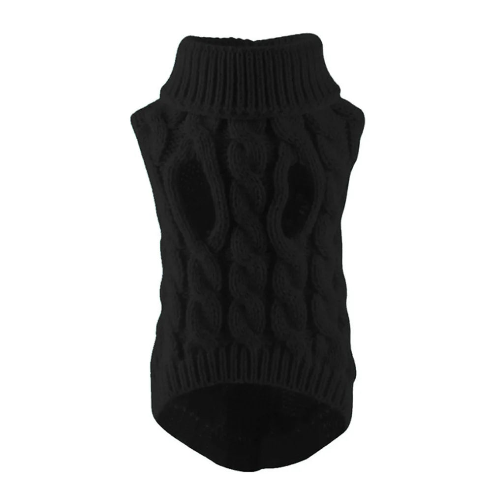 Warm Knitted Dog Sweater for Small Pets – Autumn & Winter