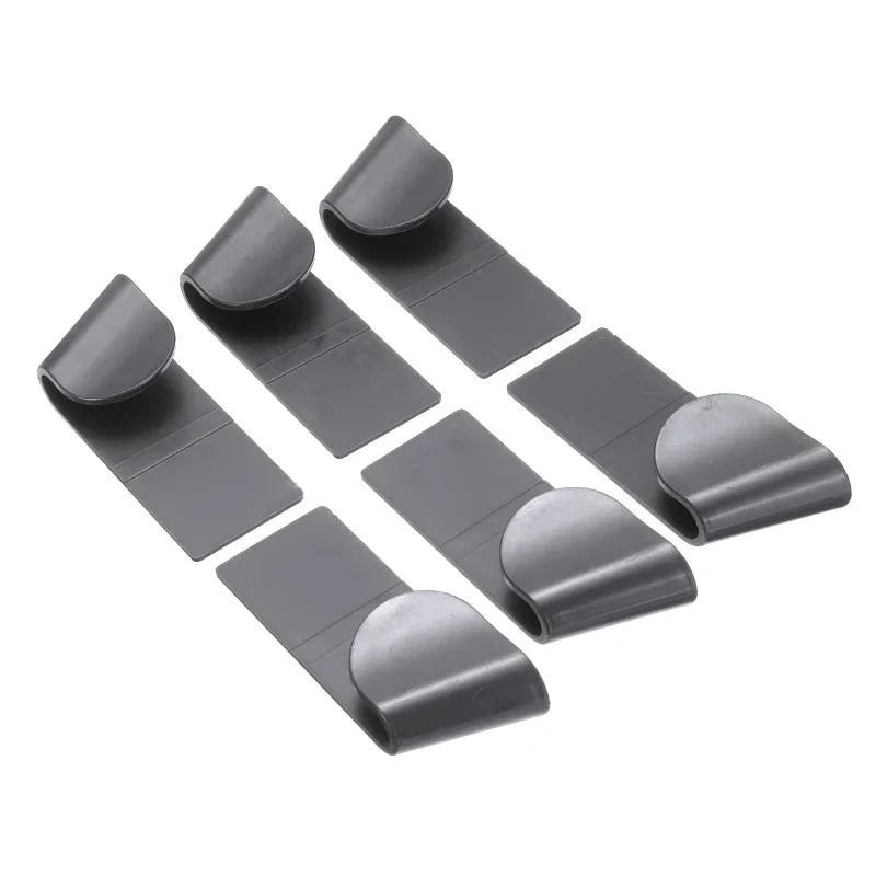 6PCS Wall-Mounted Pot Lid Organizer – Kitchen Storage Rack