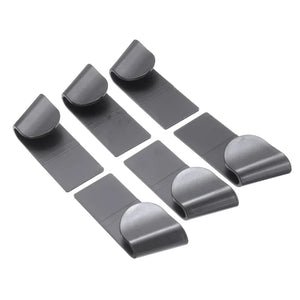 6PCS Wall-Mounted Pot Lid Organizer – Kitchen Storage Rack