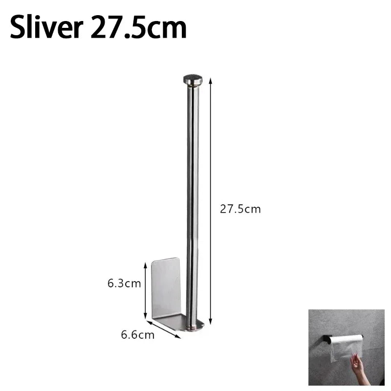 Stainless Steel Paper Towel Holder – Under Sink Organizer