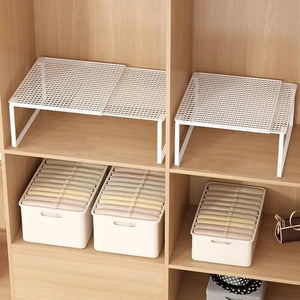 Expandable Closet Shelf – Adjustable Wardrobe Storage Rack