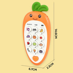 Baby Phone Toy with Music & Teether – Educational Infant Toy