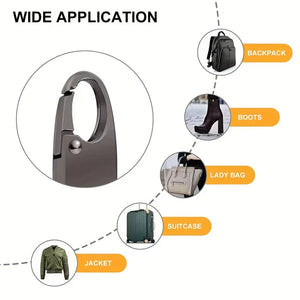10-Piece Anti-Theft Bag Hooks – Secure Zipper Replacement Set