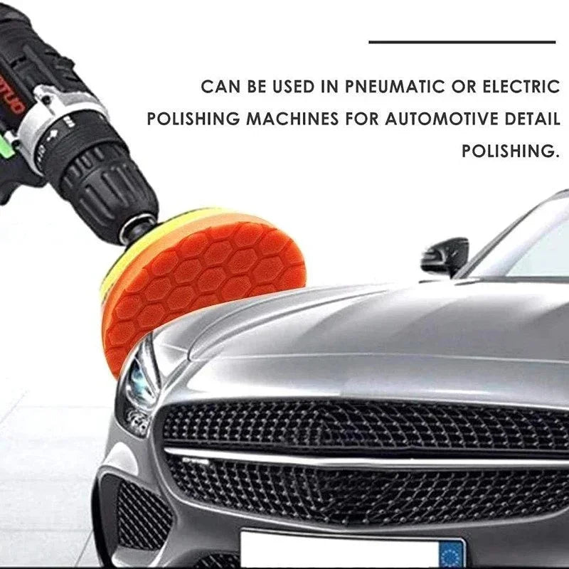 5PCS Car Polishing Pad Kit for Drill – Waxing & Buffing Discs
