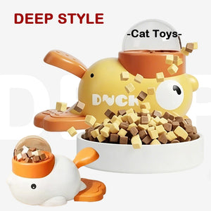 SEO Title: 2-in-1 Interactive Dog Toy & Treat Dispenser – Duck Feeder
