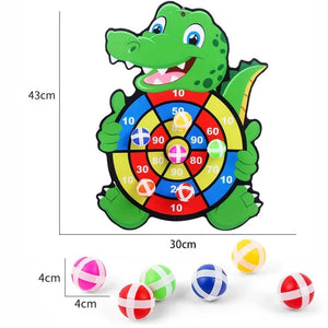 Kids Sticky Ball Dart Board | Educational Indoor Sports Toy Ages 3–7