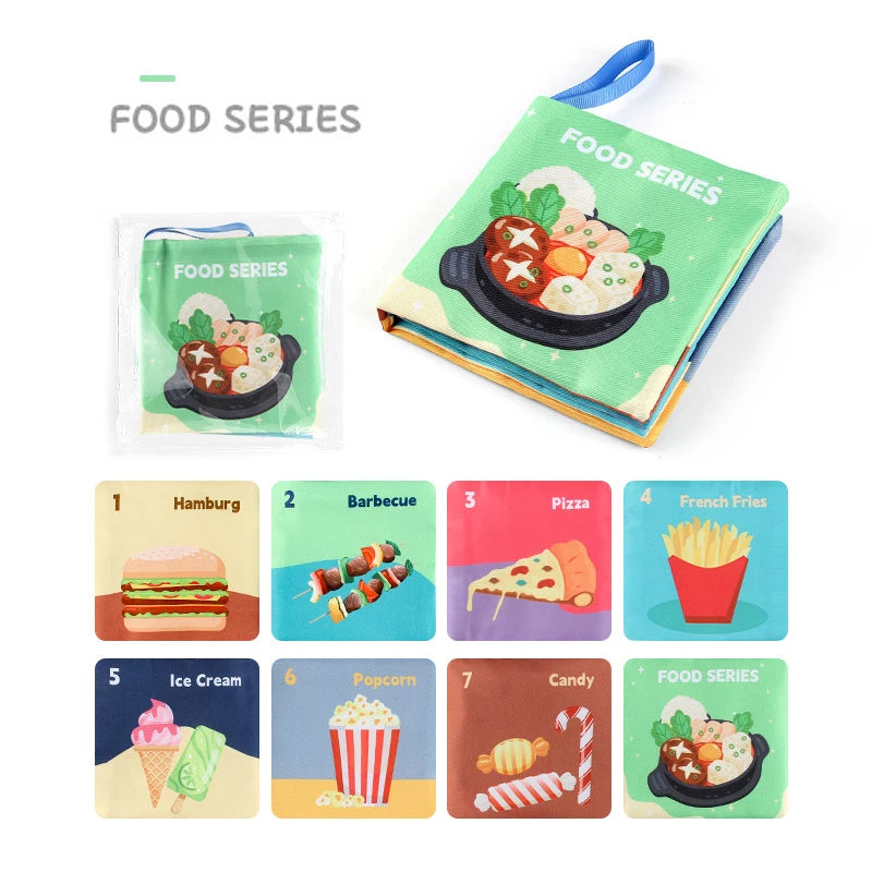 Soft Baby Cloth Book Toy | Montessori 3D Sensory & Early Learning Book