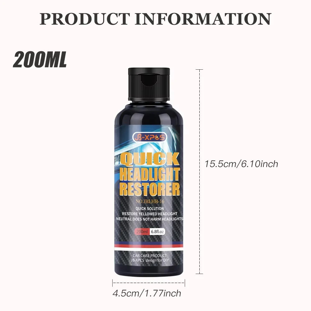Headlight Restoration Polish – Scratch & Oxidation Remover