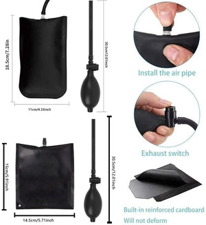 PWS Car Lockout Tool Kit – Door Unlocking Tools & Air Wedge Bag