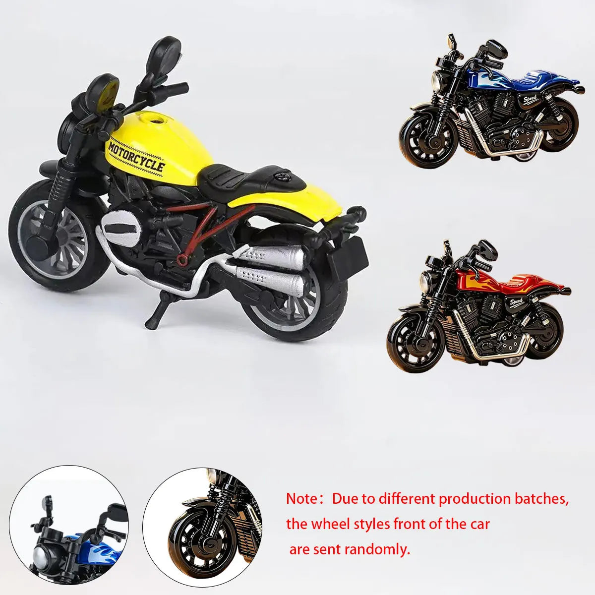 Mini Motorcycle Model Toy – Alloy Bike Toy for Kids & Boys