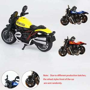 Mini Motorcycle Model Toy – Alloy Bike Toy for Kids & Boys