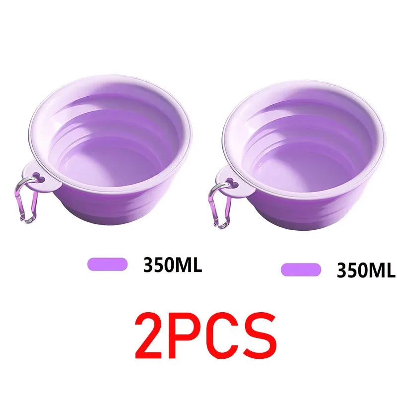 SEO Title: 350ml Collapsible Pet Bowl – Portable Dog & Cat Water Bowl