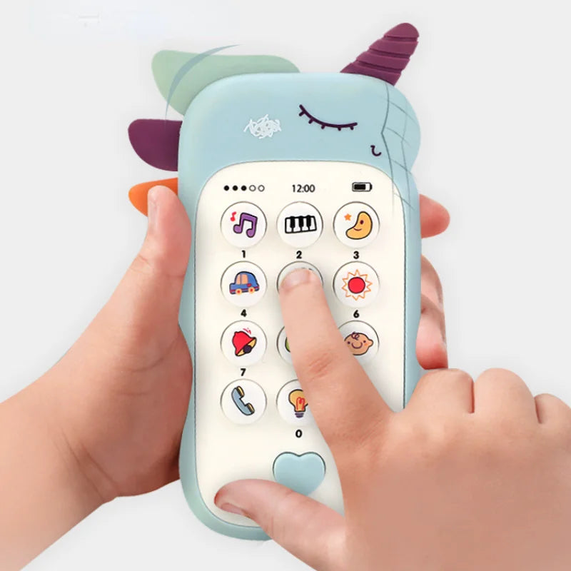 Baby Phone Toy with Music & Teether – Educational Infant Toy