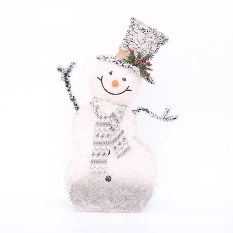 Lighted LED Christmas Snowman Decoration for Home & Garden