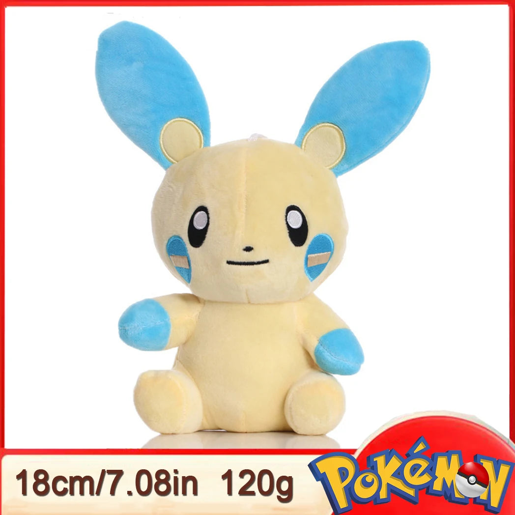 Pokémon Plush Toys 15–25cm – Pikachu, Eevee, Gengar & More