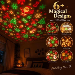 USB Christmas Tree Projection Light