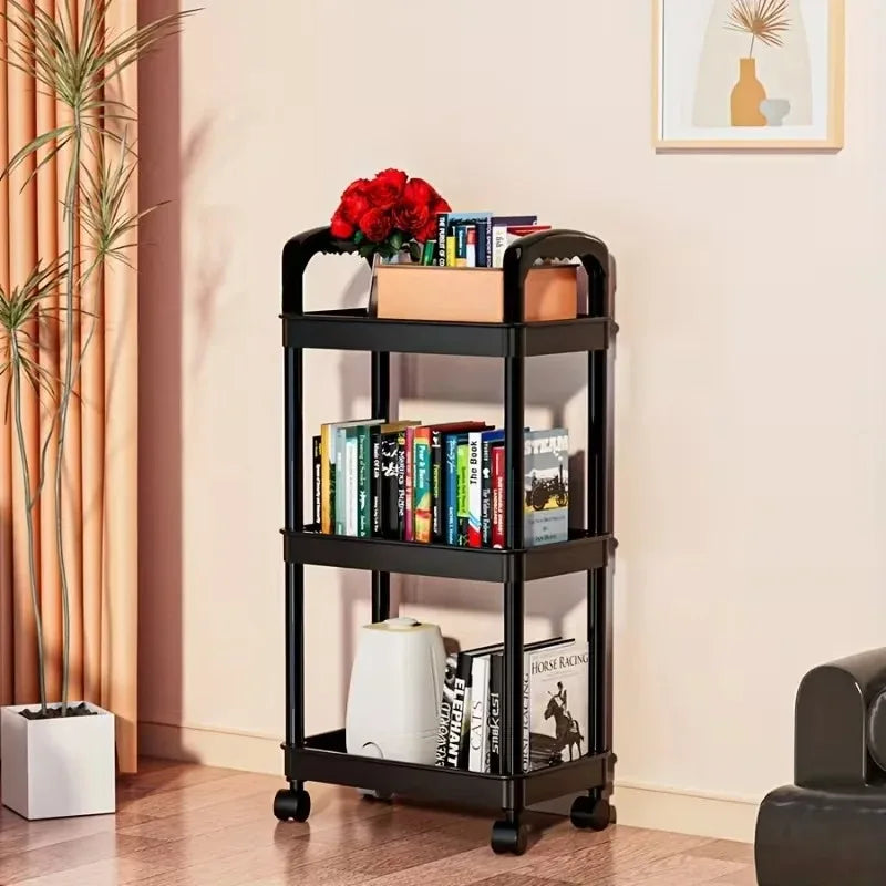 5-Tier Rolling Kitchen Storage Cart with Wheels – Multi-Purpose Organizer