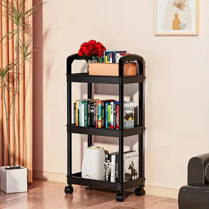 5-Tier Rolling Kitchen Storage Cart with Wheels – Multi-Purpose Organizer