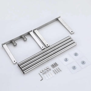 Wall-Mounted Stainless Steel Towel Rack – Bathroom Storage