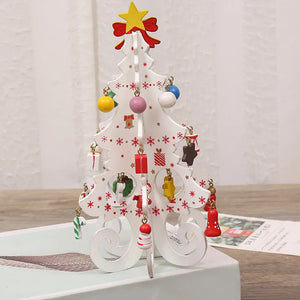 Wooden Christmas Tree Ornament – Desktop & Party Decor
