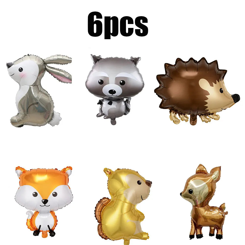 Jungle Safari Deer Foil Balloon – Animal Birthday Party Decorations