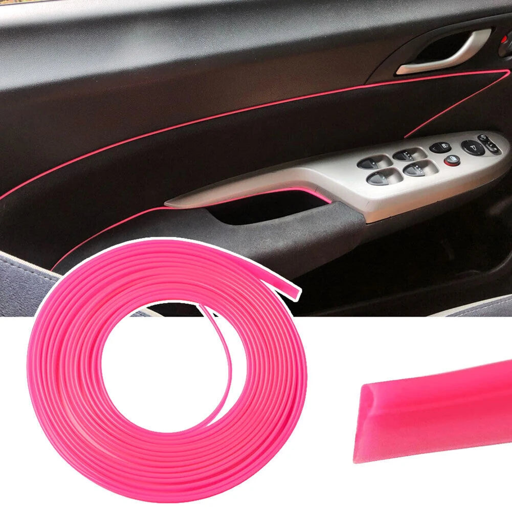 5M Pink Car Interior Trim – Universal Door Panel Edge Molding