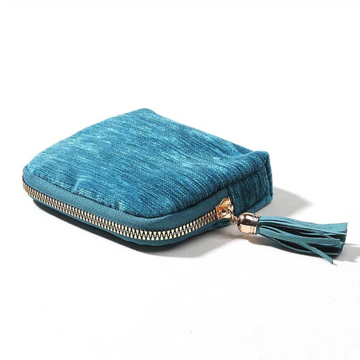 Portable Travel Jewelry Organizer Pouch – Zipper Storage Case