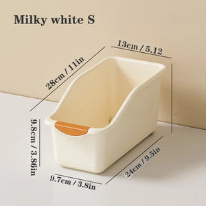 Under Sink Organizer with Wheels – Plastic Storage Basket