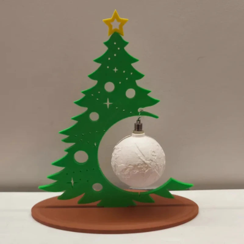 DIY Hollow Christmas Tree Ornament – Festive Tabletop Decor