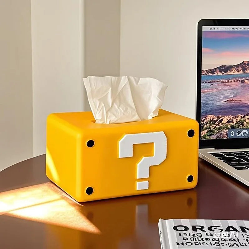 Cute Question Mark Tissue Box – Fun Home & Table Decor