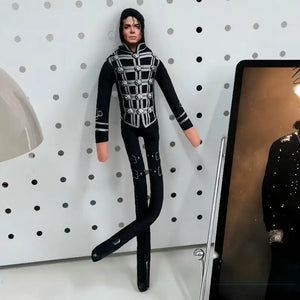 Michael Jackson Bendable Plush Figure – Soft Stuffed Cosplay Toy, Flexible Collectible Gift