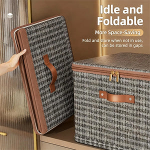 Collapsible Closet Organizer – Clothes & Blanket Storage Box