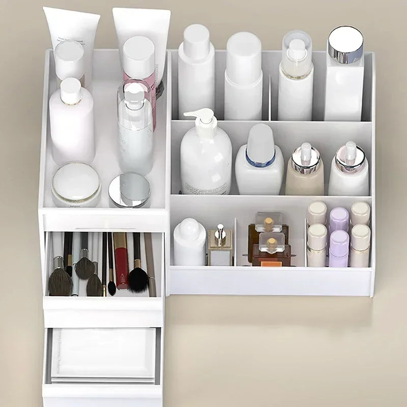 Large Capacity Cosmetic Organizer – Makeup & Jewelry Storage Box