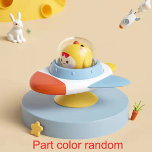 Baby Airplane Suction Spinner Toy – Bath & Sensory Learning Toy