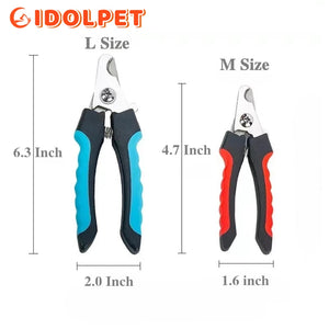 Professional Pet Nail Clipper with Safety Guard for Cats & Dogs