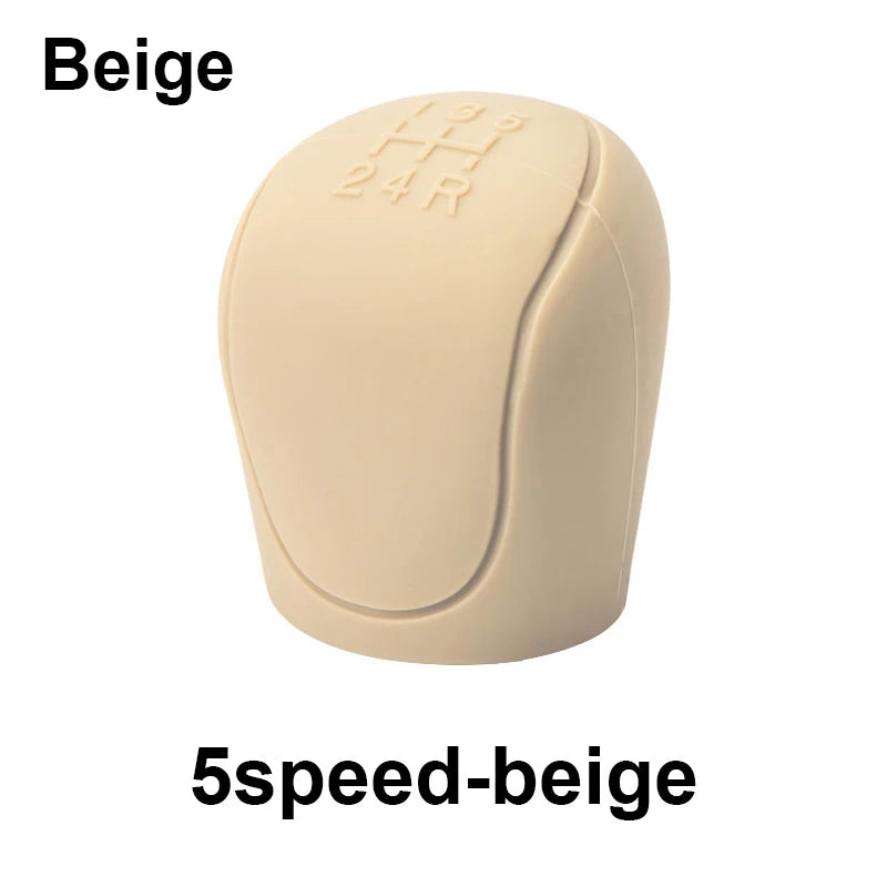 Silicone Gear Shift Knob Cover – Non-Slip 5/6-Speed Car Accessory