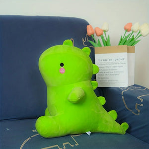 Colorful Dinosaur Plush Toy – Cute Soft Squishy Dino Doll