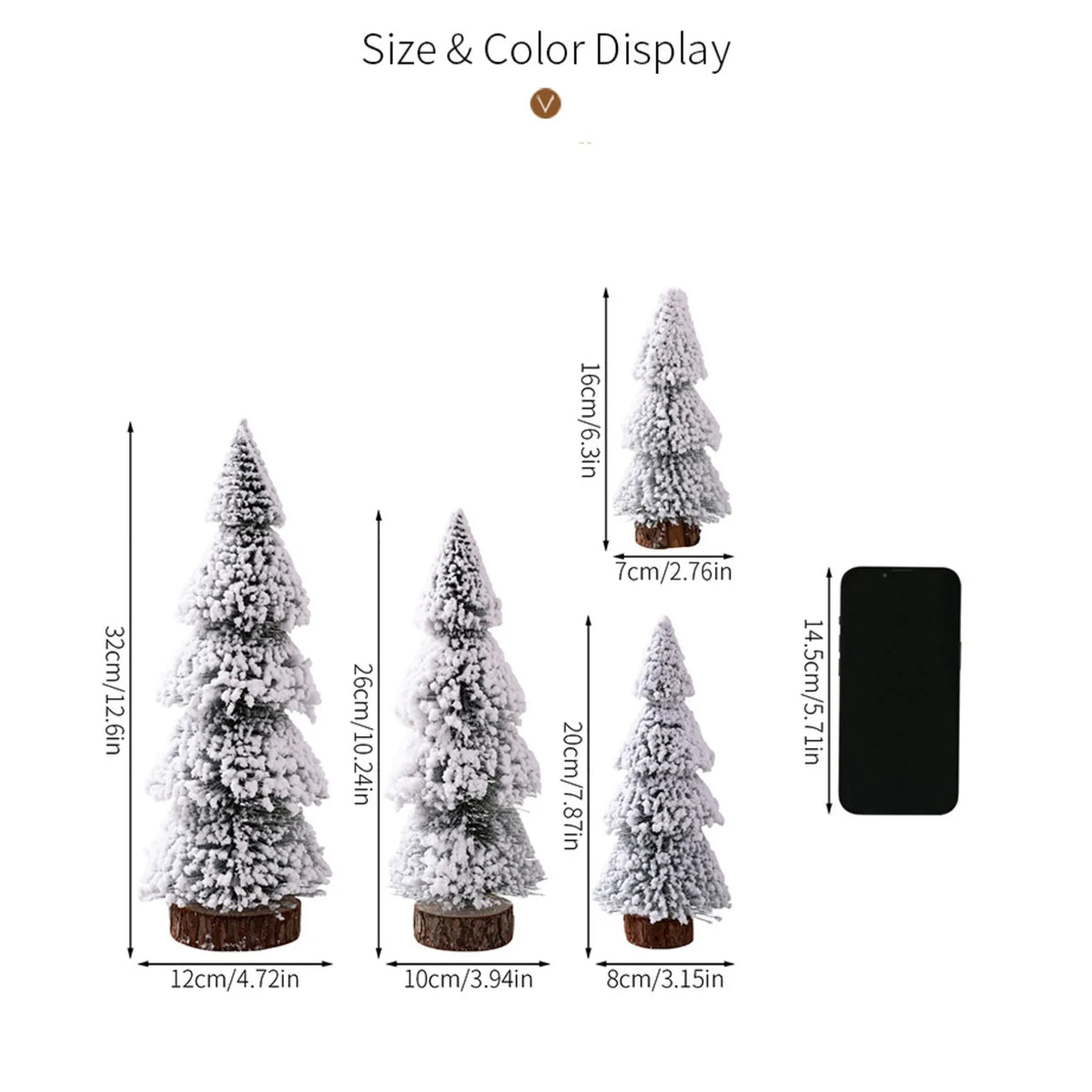 Mini Christmas Tree Ornaments & DIY Holiday Decor