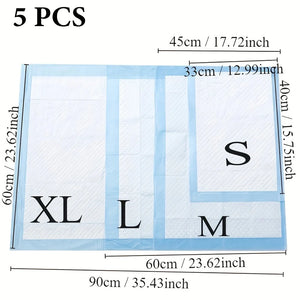 Pet Pee Pads - for Cats to Absorb Urine Cat Diapers. Cat - Small Dog. Puppy. Urinary Pads. Diapers. Suitable for a Variety of Domestic Pets Such as Cats, Dogs, Hamsters, Rabbits, Guinea Pigs, Etc. Suitable for Use in Cages, I