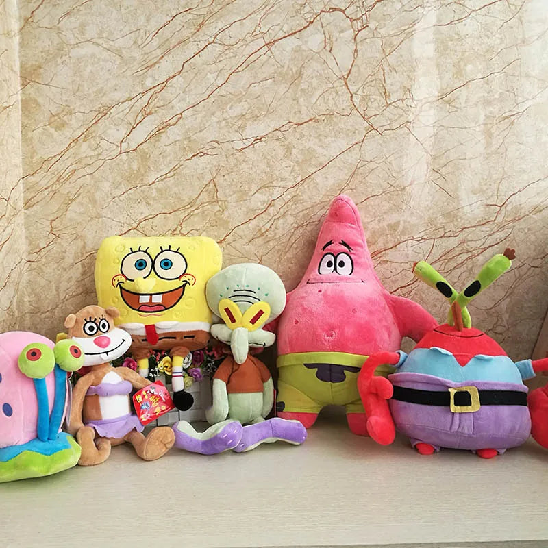 SpongeBob SquarePants Plush Toys – Cute Cartoon Stuffed Animals for Kids