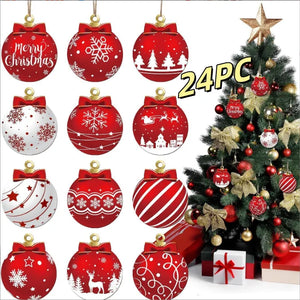 Christmas Wooden Hanging Balls – DIY Tree & Home Decorations