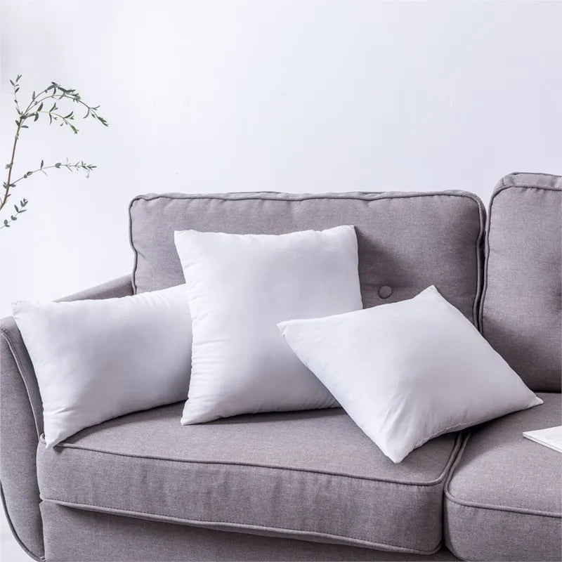 White Bounce Back Cushion Insert – Sofa, Car & Home Pillow Core