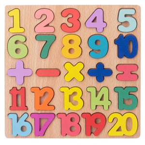 Montessori Wooden Geometry Puzzle Toy for Kids