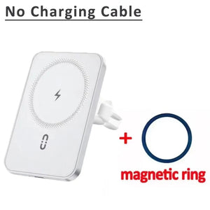 MagSafe Car Phone Holder with Wireless Charger – Magnetic Air Vent Mount