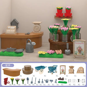 Mini Supermarket Dollhouse Toys for Kids | Educational Shopping Play Set
