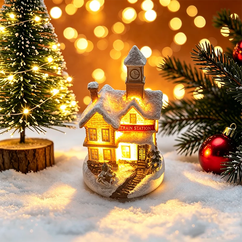 Christmas House Night Light Decoration & Kids Gift