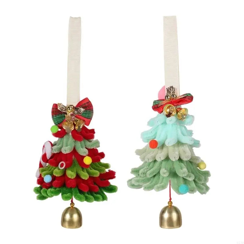 Handmade Christmas Tree Ornament with Ribbon
