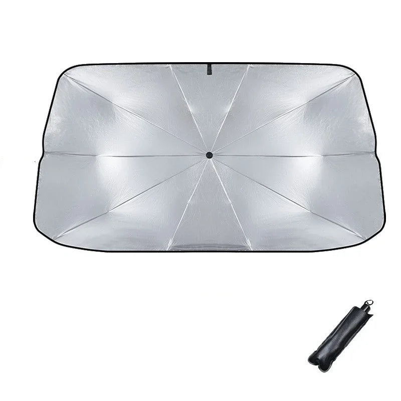 Retractable Car Windshield Sunshade – UV & Heat Protection