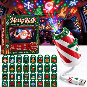 USB Christmas Tree Projection Light